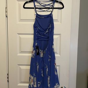 Lulus Lace up back dress